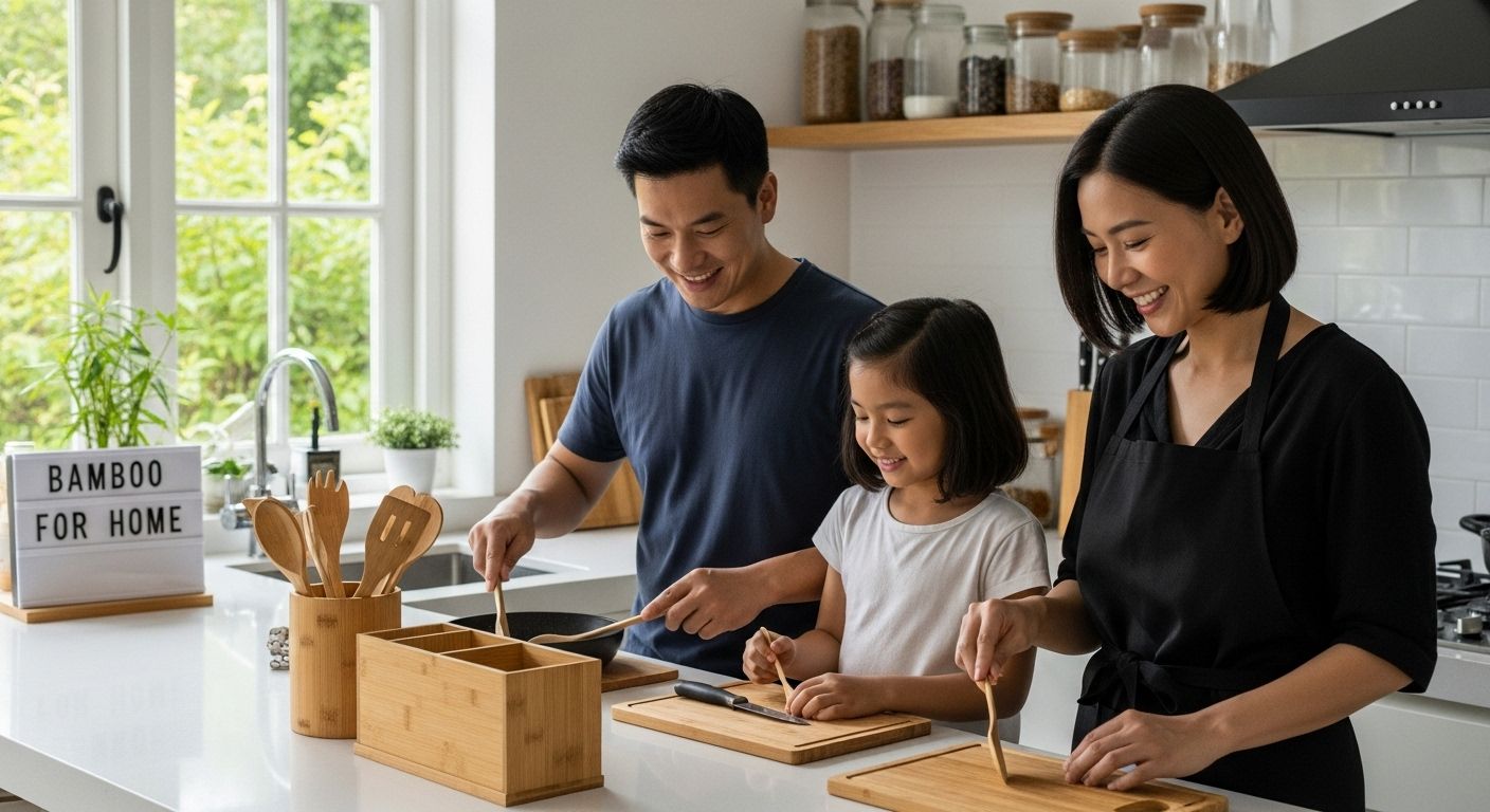 bamboo, home, kitchen