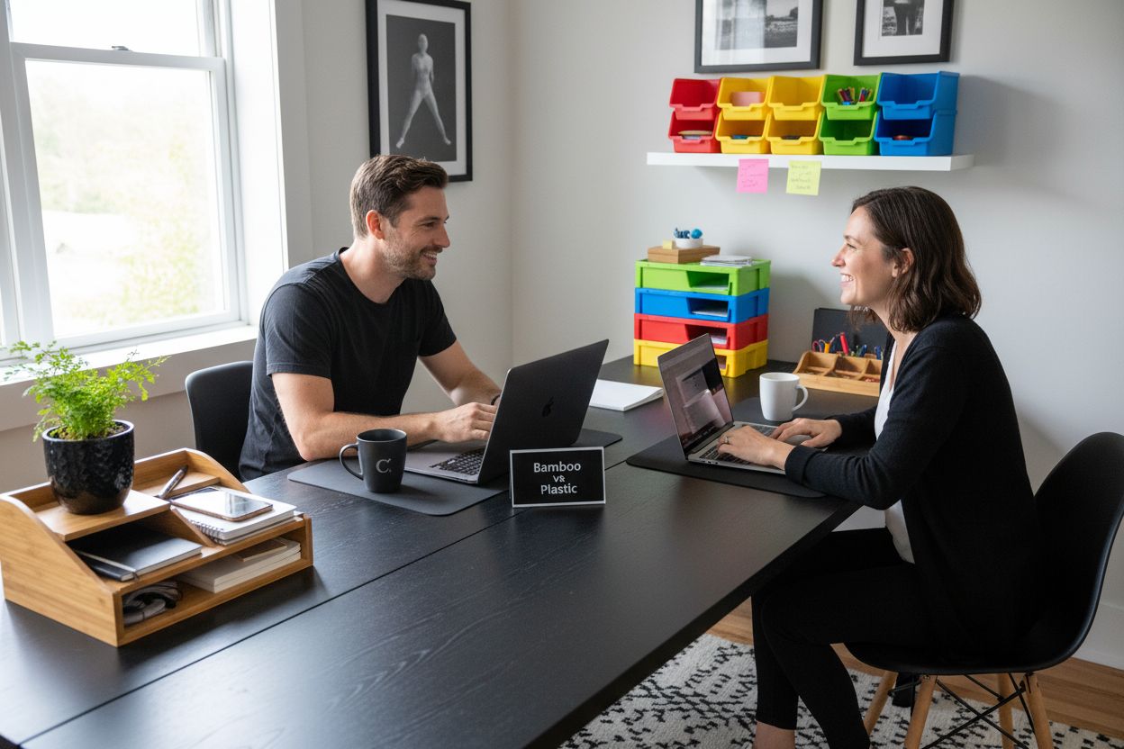 bamboo plastic organizers comparison