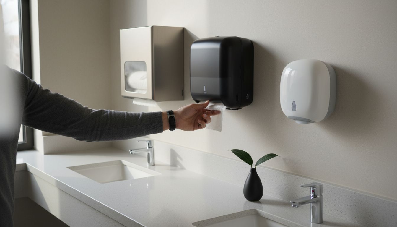 top commercial paper towel dispensers hero header image