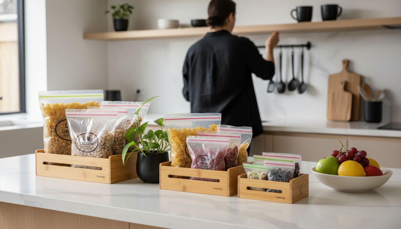 top bamboo food bag organizers hero header image