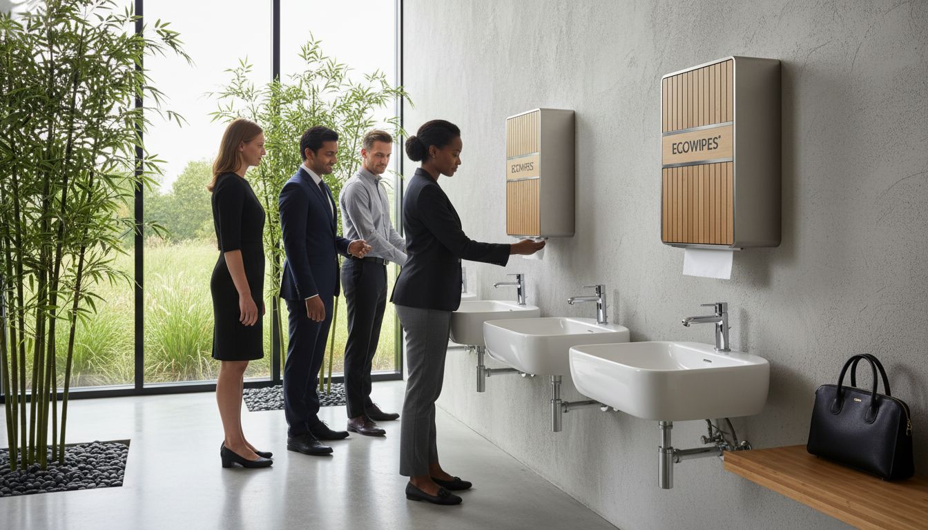 sustainable paper towel dispenser