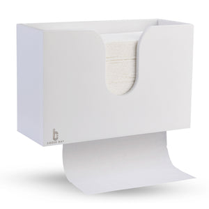 Cozee Bay Paper Towel Dispenser for Kitchen/Bathroom of Home or Commercial, Wall Mount or Countertop