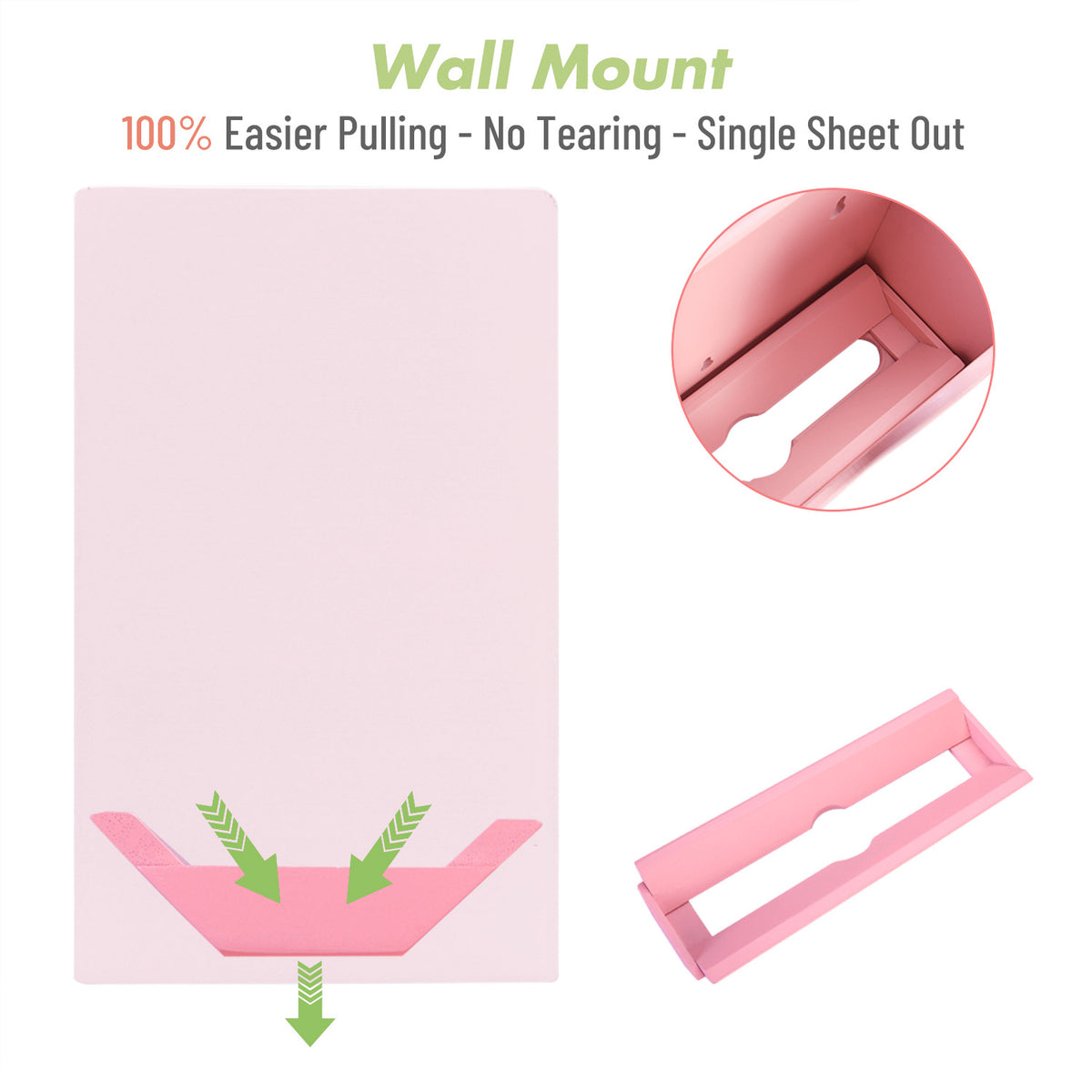 Cozee Bay Paper Towel Dispenser for Kitchen/Bathroom of Home or Commercial, Wall Mount or Countertop