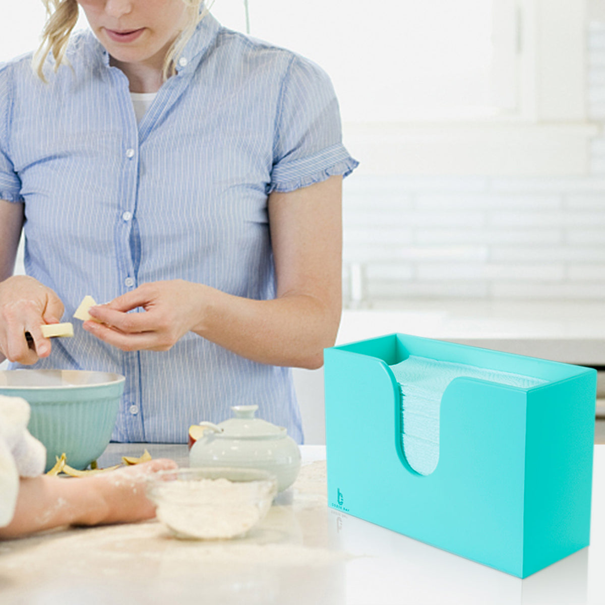 Cozee Bay Paper Towel Dispenser for Kitchen/Bathroom of Home or Commercial, Wall Mount or Countertop