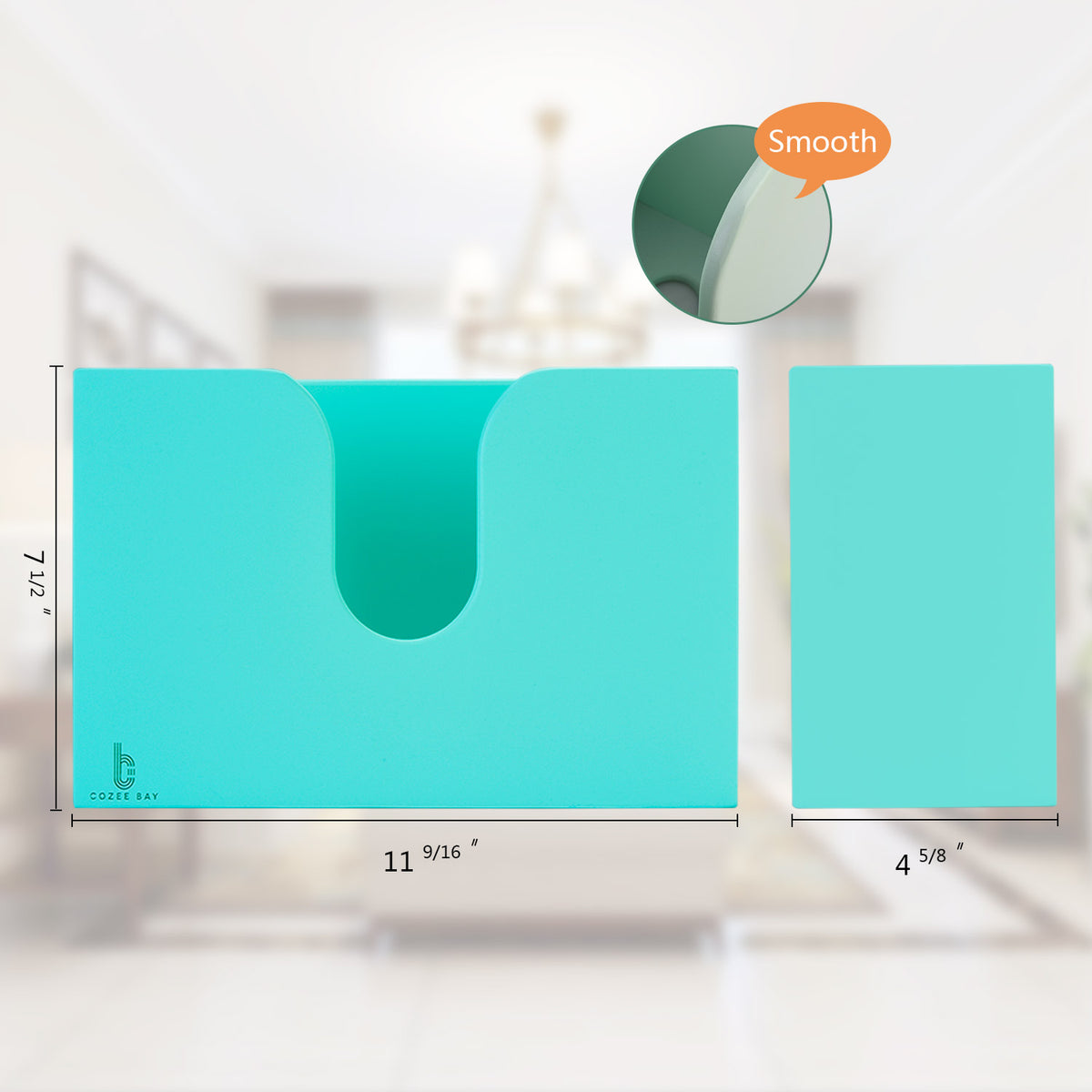 Cozee Bay Paper Towel Dispenser for Kitchen/Bathroom of Home or Commercial, Wall Mount or Countertop